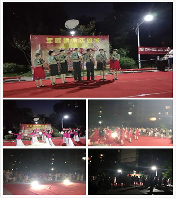 慶八一、軍歌嘹亮唱響英雄城